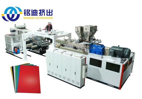 Stable  Accurate  PET Sheet Extrusion Line Twin Screw Max Width 1550mm