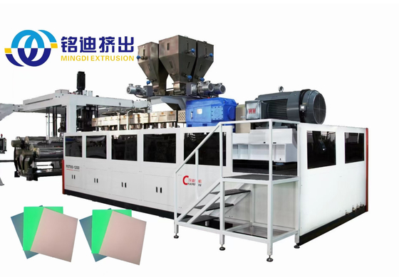 Multilayer Pet Sheet Extruder Machine Twin Screw 820mm Width Fully Automatic