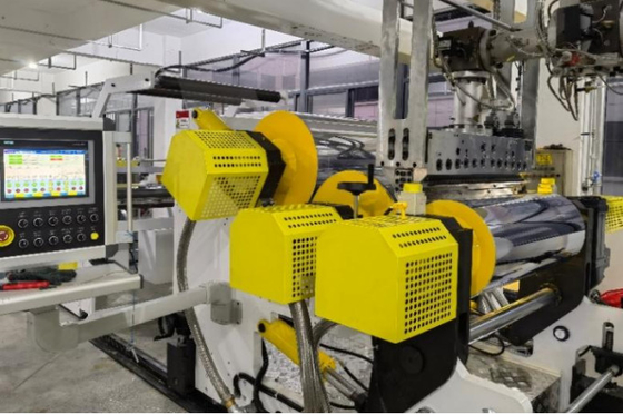 550kg/H Plastic PET Sheet Extrusion Line Multiple Feed SIEMENS Control System