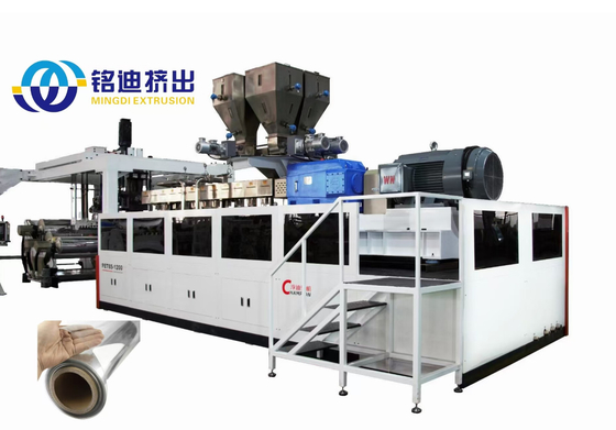 Fully Automatic Dual Screw Plastic Sheet Extrusion Line PET Pla Sheet Extrusion Line