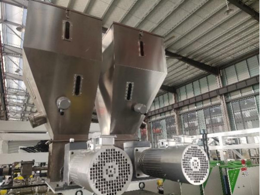 APET PETG CPET PLA Twin Screw Extrusion Machine Line With PLC Control