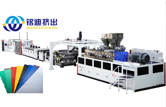 Plastic PMMA GPPS Extrusion Line for Electroplated Sheet Optical Sheet Production