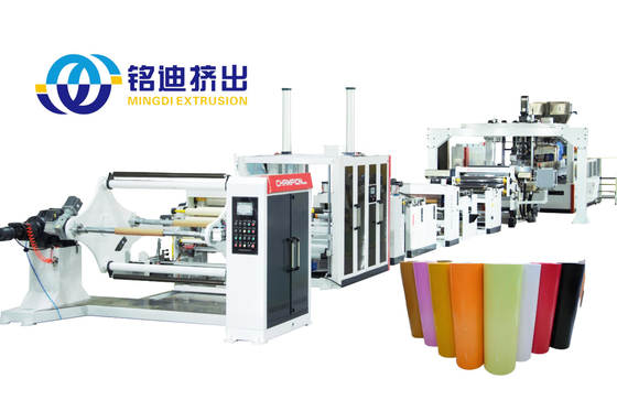 2-10mm Plastic Board Production Line SIEMENS Control Twin Screw Structure