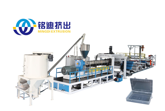 Thick ABS PP PE Plastic Board Extrusion Line With Precision Thickness Control