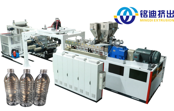 750kg/h PC PMMA PS MS Sheet Transparent Plastic Board Extrusion Line 1200-2100mm