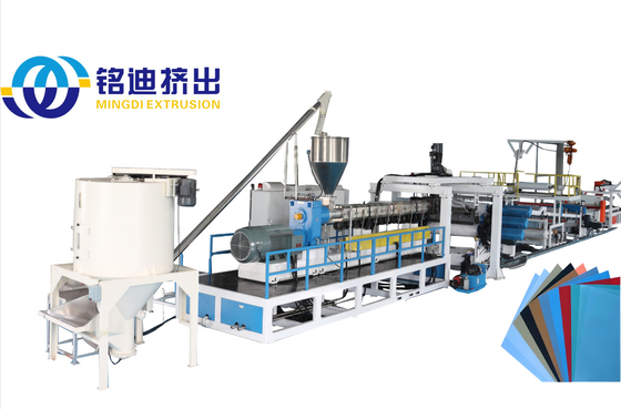 SIEMENS Control Thermoforming Sheet Production Line For PP PS Plastic