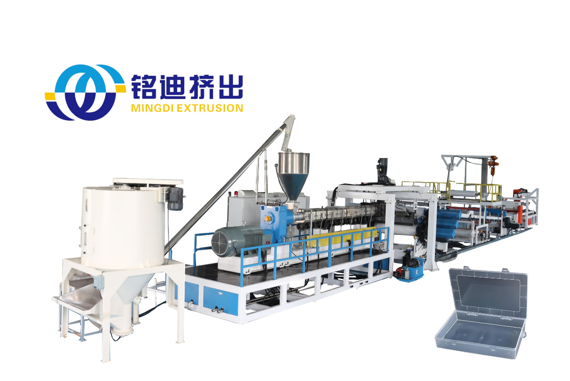 Thick ABS PP PE Plastic Board Extrusion Line With Precision Thickness Control