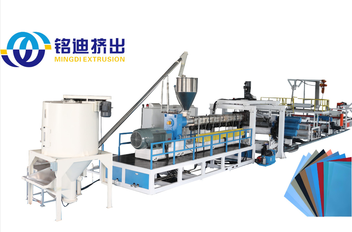 SIEMENS Control Thermoforming Sheet Production Line For PP PS Plastic