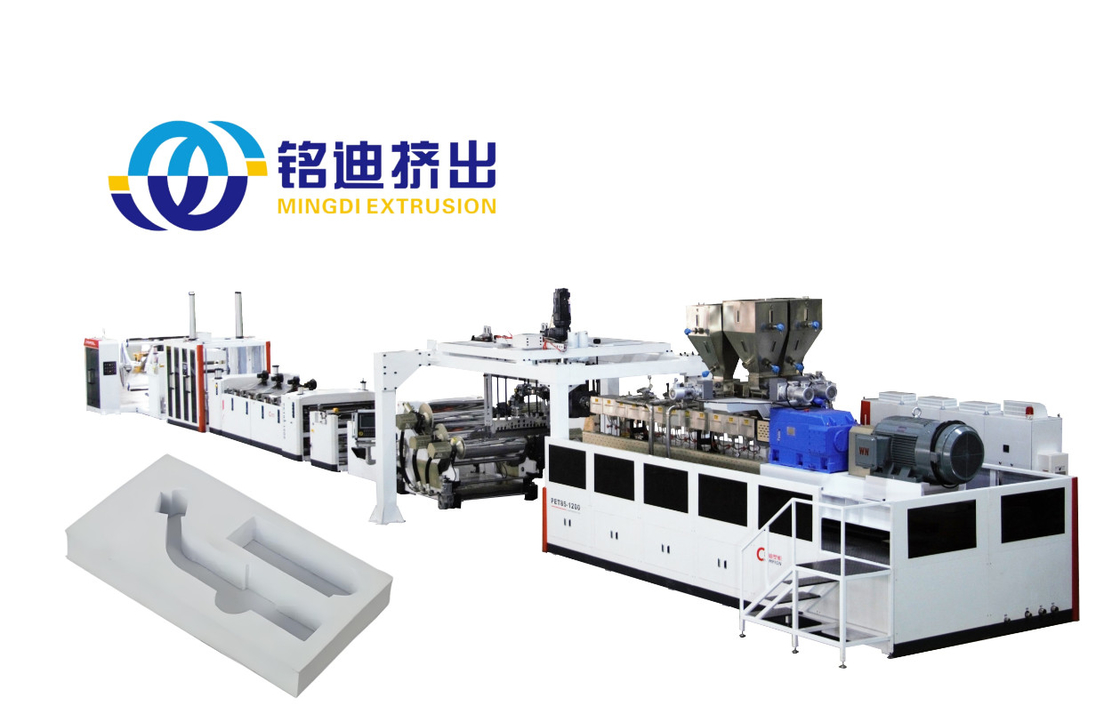 380v 3phase 50HZ Single Screw PE PP Sheet Production Line Extrusion Machine 600-1500mm Width