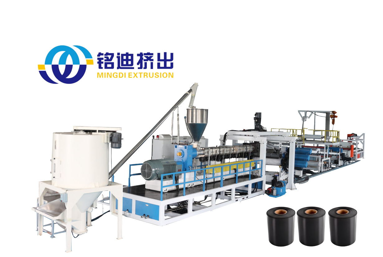 PLC Control APET PETG CPET PLA Sheet Twin Screw Extrusion Line  400-1200kg/H