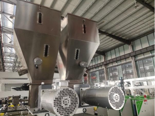 APET PETG CPET PLA Twin Screw Extrusion Machine Line With PLC Control