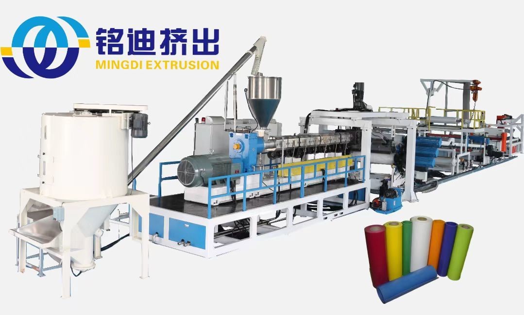Single Layer Multi Layers Double Screw Extruder Machine  APET PETG CPET PLA Sheet ISO CE
