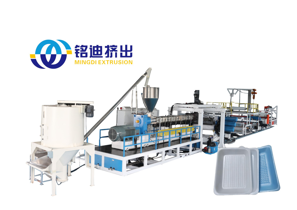 0.15-2mm PP Sheet Production Line 350kg/H-1500kg/H For Food And Electrical Component Package