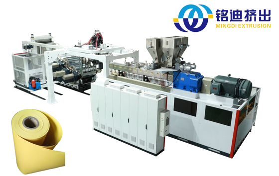 High Precision PET Veneer Sheet Production Line Low Power Consumption 600kg/H 800kg/H