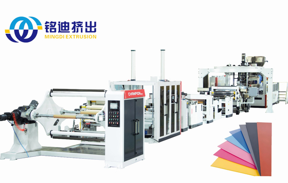PC PMMA PS MS Transparent Plastic Sheet Extrusion Line Energy Saving Sheet Extruder Machine