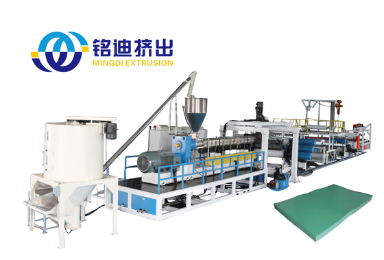 Plastic PS HIPS PP Sheet Production Line  350-1500kg/h 0.15-2.0mm Thickness