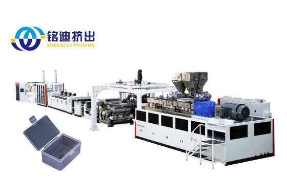 High Speed HIPS PET APET Plastic Sheet Extrusion Line CE Approved