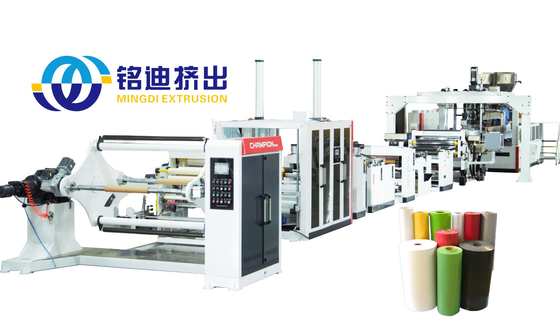 400kg/h Automatic Control Plastic PVC Sheet Extruder Machine for Furniture Decoration